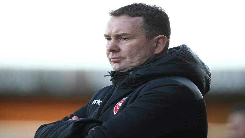 Morecambe manager Derek Adams